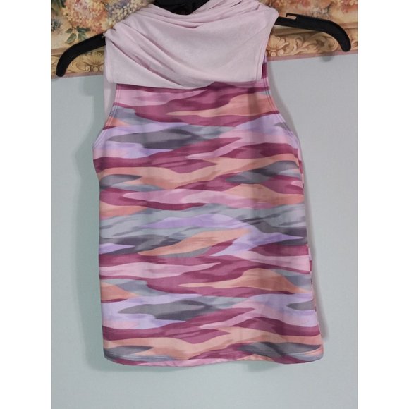 Athleta Girl Large 12 Purple Layers Racerback Casual Active Athleisure Tank Top - Picture 3 of 5